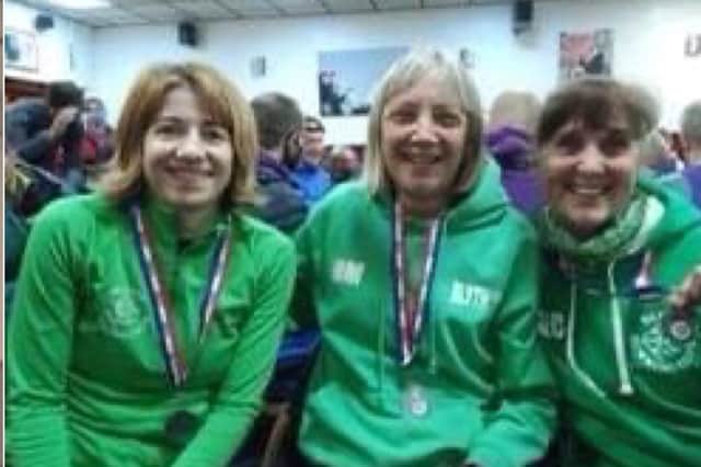 Blyth veteran women who womn a silver medal at the NE Masters at Wallsend.