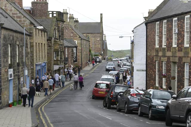 Northumberland Street in Alnmouth.