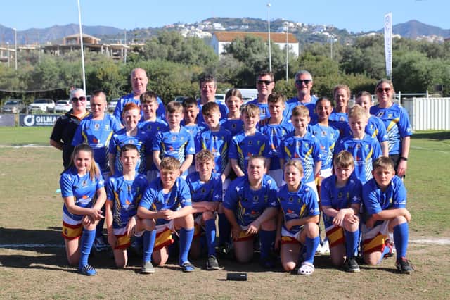 Alnwick Rugby Club U12s had a fantastic time taking part in a tournament in Marbella. Picture: Alnwick Rugby Club