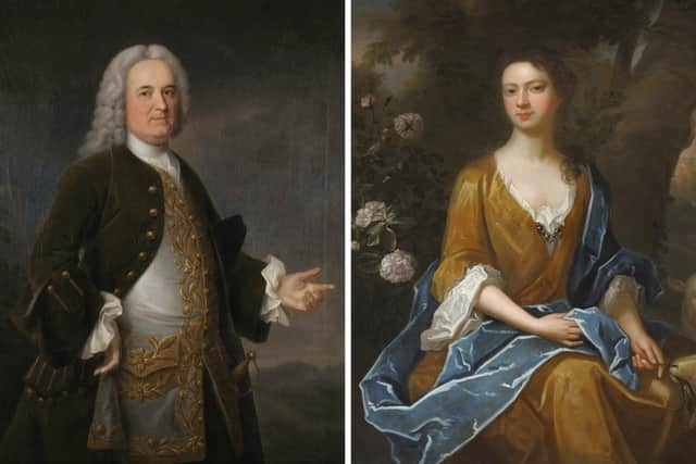 Sir George Downing III, founder of the College, and Lady Downing, née Mary Forester.