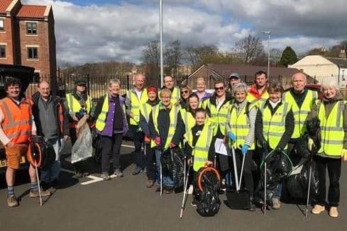 A picture from Morpeth Litter Group’s March litter blitz by Richard Nash.