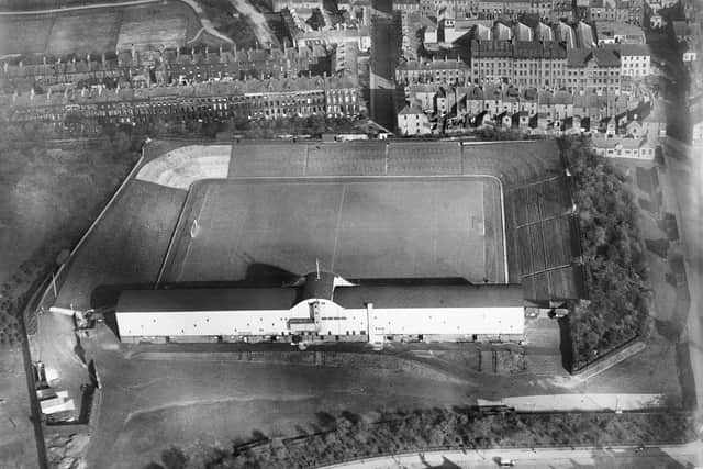 St James' Park, Newcastle, in 1927. Picture: Historic England
