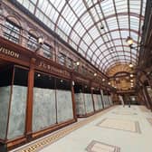 The former JG Windows music store in the Central Arcade, Newcastle city centre. Photo: LDRS.