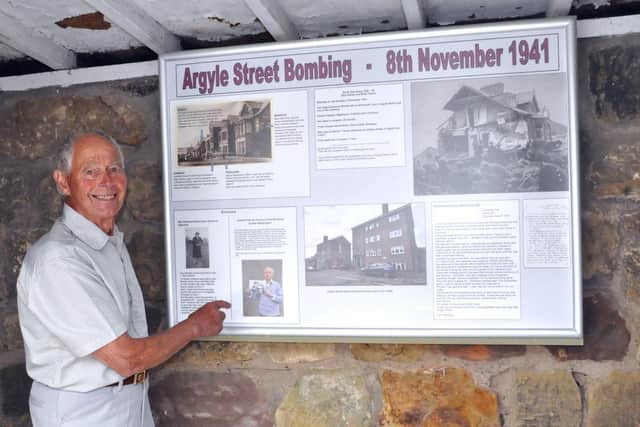 Argyle Street bombing survivor, Bob Widdrington has shared details his experience with an account in the bus shelter.