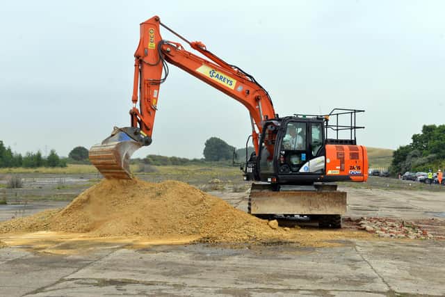 Official works start on the Britishvolt's new gigafactory in Cambois.