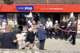 The new One Stop store in Ashington is officially opened by local residents. (Photo by One Stop).