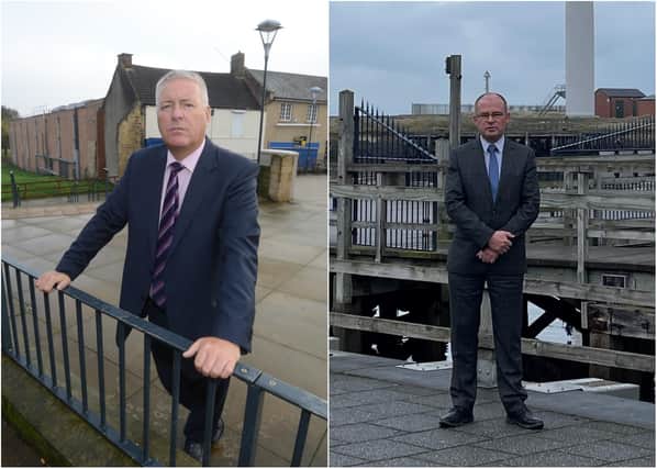 Wansbeck MP Ian Lavery (left) and Blyth Valley MP Ian Levy.