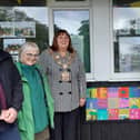 Left to right: Warren Taylor; Fiona Gibson, Friends of Ridley Park; Mayor Cllr Margaret Richardson, and Cllr Aileen Barrass.