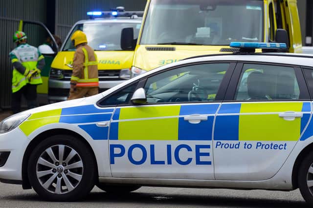 Emergency services were called to reports of a collision on the A1 near Alnwick.