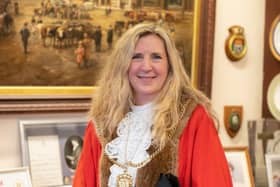 Coun Alison Byard, Mayor of Morpeth 2022/23. Picture by Ken Stait.