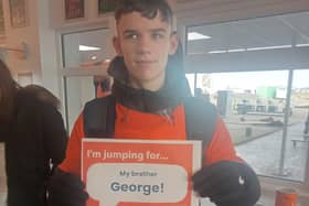 John Pegg prepares to jump from 15,000ft. (Photo by Muscular Dystrophy UK)