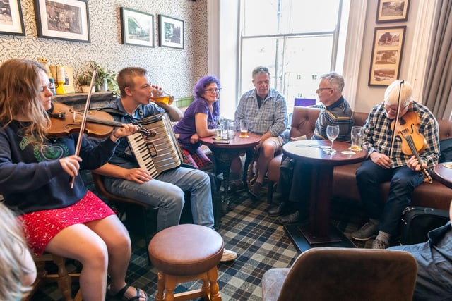 A sing-along session took place in The Turks Head on Friday, getting everyone in the spirit for the rest of the weekend.