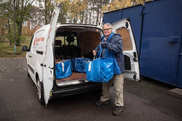 The food bank delivers parcels across Wansbeck.