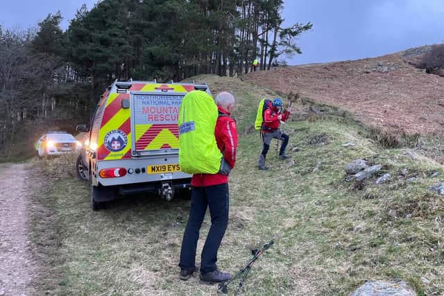 Mountain rescue teams were called out to the Cheviots for the second time in five days. Picture: Northumberland National Park Mountain Rescue Team
