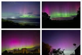 Stunning reader pictures of the Northern Lights in Northumberland.