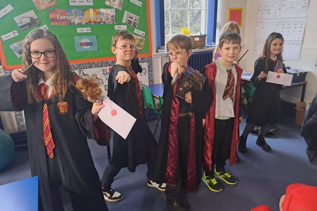 Year 3/4 Harry Potters at Rothbury First School.