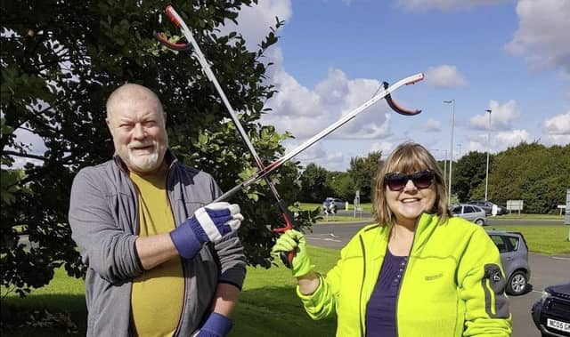 Conservative county councillor Christine Dunbar and her husband, town councillor Norman, who have both stepped down from their positions. Photo: Christine Dunbar.