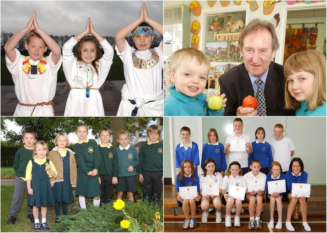 Some pictures from north Northumberland schools in 2004.