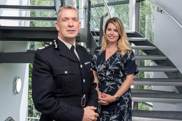 Northumbria Police and Crime Commissioner Kim McGuinness and Chief Constable Winton Keenan pictured earlier this year.