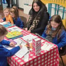 The pupils got a taste of different books to help inspire a love for reading.
