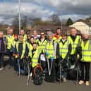 The litter blitz made a big difference to the town. Picture by Richard Nash.
