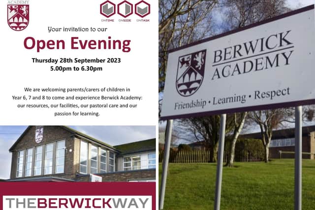 Those who come along on Thursday can find out more about the school.
