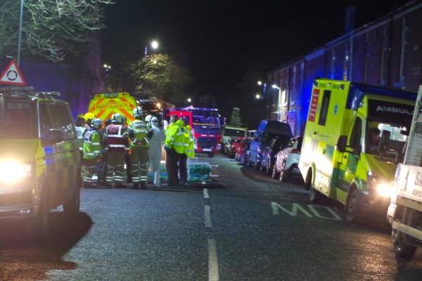 Police, the ambulance service, and the fire service all attended the scene. (Photo: submitted)