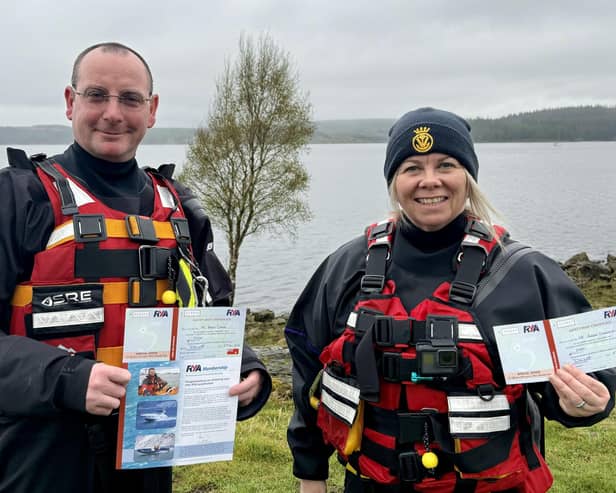 Barry Coffell and Angela Carrington have successfully completed their RYA Safety Boat qualification.