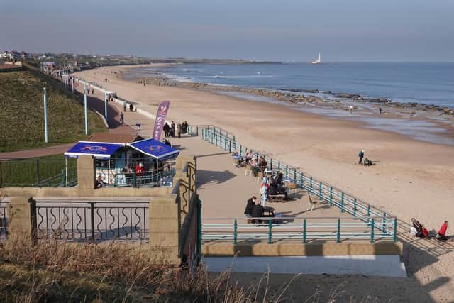 Whitley Bay sea front.