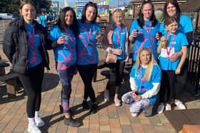 Meadow Park care home staff have taken part in a memory walk to raise funds for Alzheimer's research.