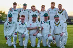 Morpeth Cricket Club 1sts, who finished as the leading Northumberland side in the NTCL, pictured on winning the Wilson Cup earlier in the season.