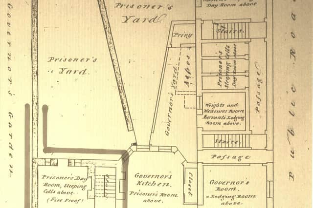 Plan of the House of Correction, c.1849.
