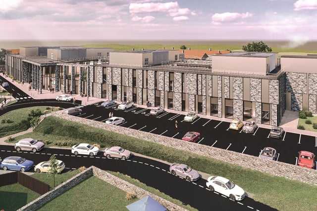 Building work on Berwick’s new £35million hospital has begun, although a large proportion of the services infrastructure and fit-out will be built off-site at the factory of Merit Health in Cramlington.