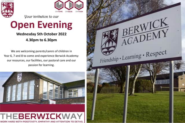 Those who come along on Wednesday, October 5 can find out more about the school.
