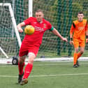 Paul Dunn scored a last minute equaliser for Rothbury on Saturday. Picture: Susan Aynsley