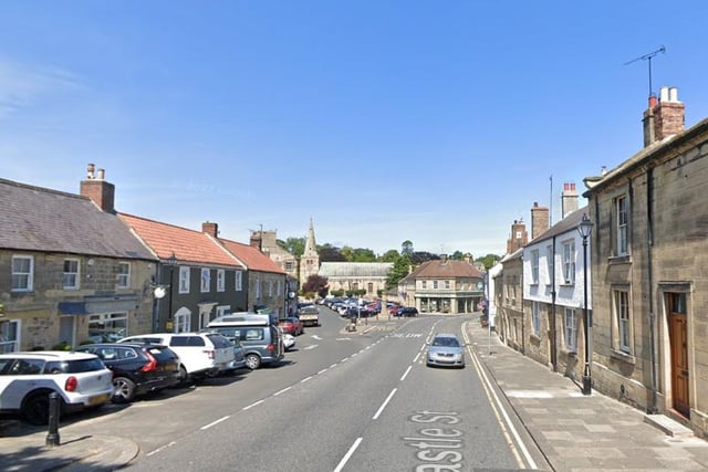 There were 8 positive cases in Amble West with Warkworth where the rate is 198.3.
