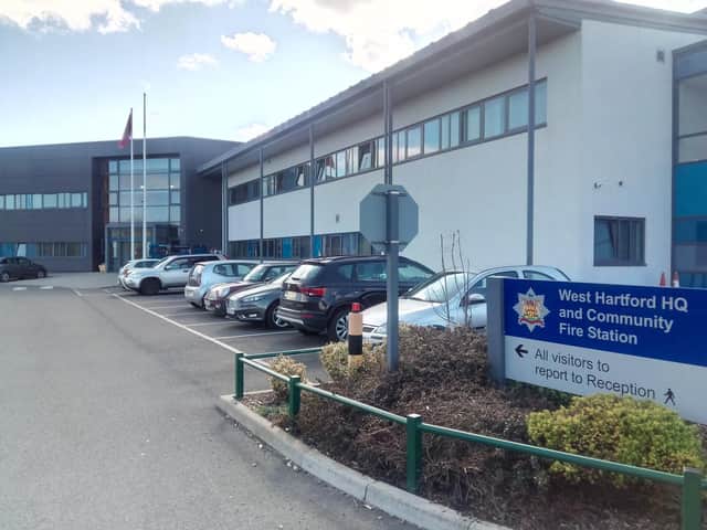 Northumberland Fire and Rescue Service’s headquarters at West Hartford.