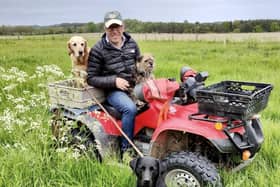 Charlie Bennett, a farmer who has just published his debut novel.