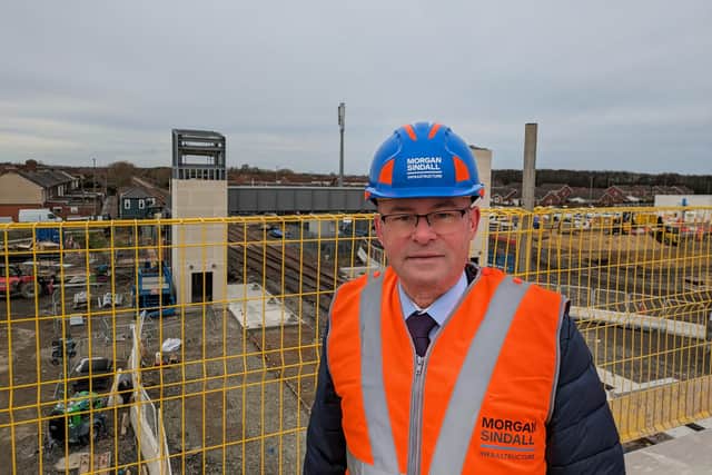 Ian Levy, MP for Blyth Valley, at the Newsham Station site. (Photo by National World)