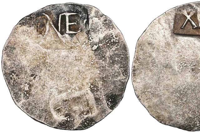 The recently discovered rare New England Shilling.