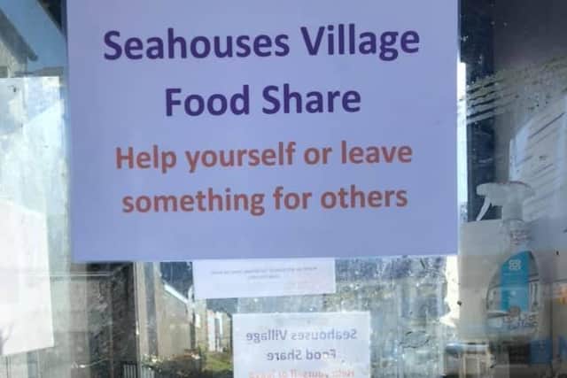 Seahouses village foodshare.