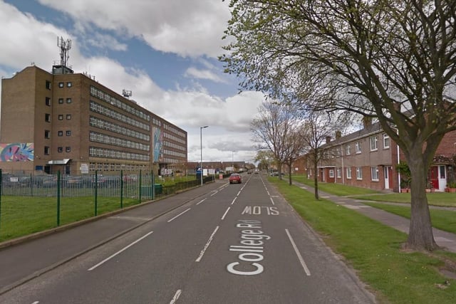 There were 40 positive cases in Ashington's College ward where the rate is 793.