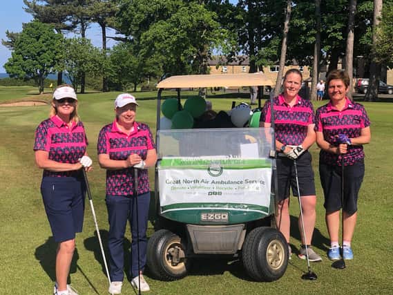 Golfers Kathryn Archibald, Heather Cooper-Smith, Gill Dixon and Lianne Johnston.