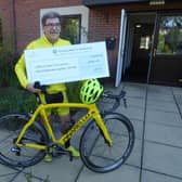 John Hindmarsh raised over £1,000 on his charity bike ride.