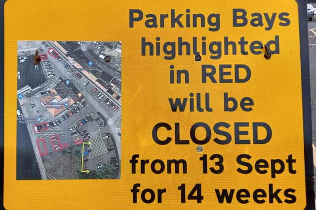 Notification of the planned works at Berwick quayside.