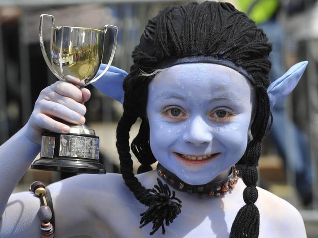 The fancy dress winner in 2011 was then six-year-old Avatar Joe Pattison, from Bedlington.