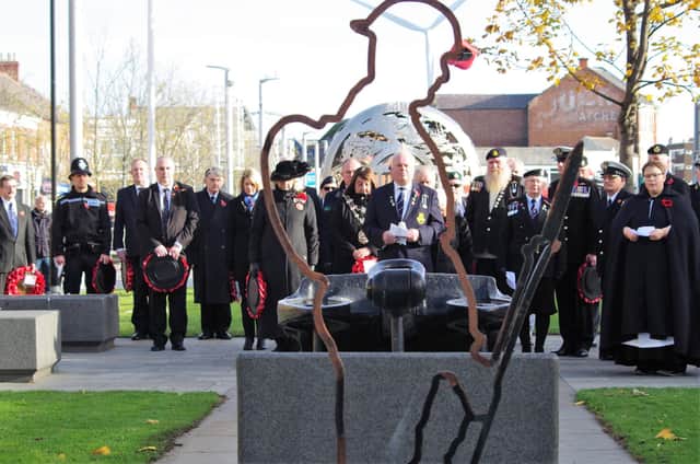 Blyth & Wansbeck Submariners hold their Remembrance Service ahead of other services taking place in Northumberland.