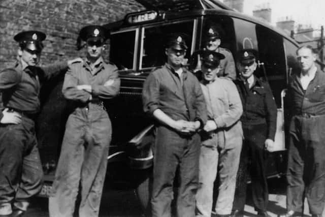 An archive picture of Joe Dixon - he is second from the right.