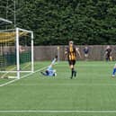 Morpeth Town score against Matlock Town. The match ended 3-3. Picture: George Davidson
