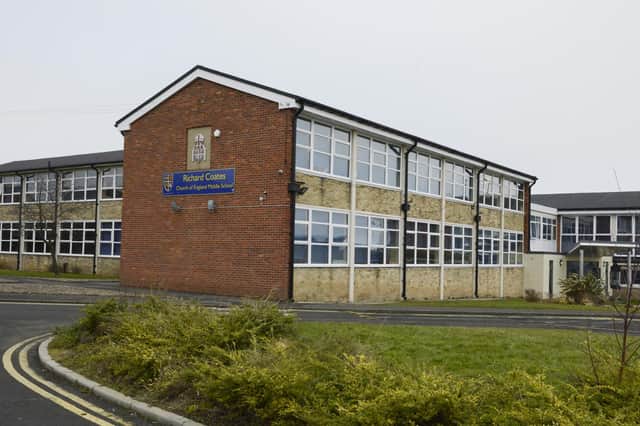 The former Richard Coates CE Primary School in Ponteland.